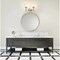 Z-Lite Sutton Vanity, 2-Light, 15.75 In.W x 7 In.L x 10.25 In.H, Brushed Nickel/Clear 7502-2V-BN - alternate 6